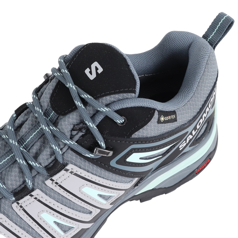 サロモン（SALOMON）（レディース）トレッキングシューズ ローカット 登山靴 X ウルトラパイオニア GORE-TEX L47170200 ブルー