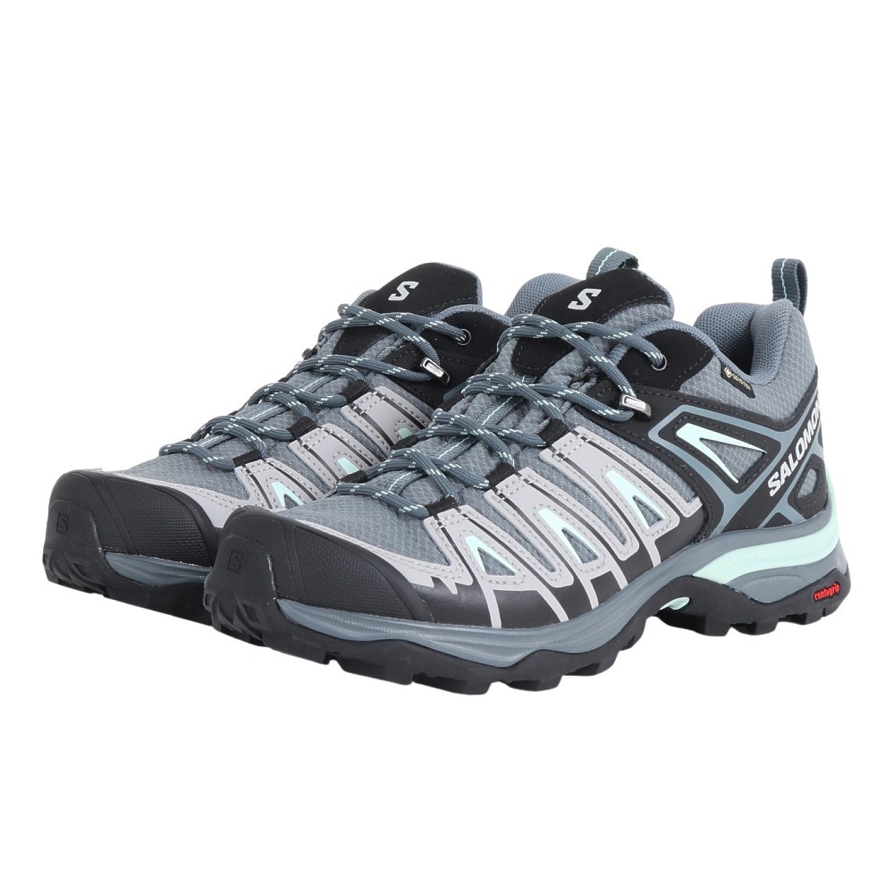 ロモン（SALOMON）（レディース）トレッキングシューズ ローカット 登山靴 X ウルトラパイオニア GORE-TEX L47170200 ブルー