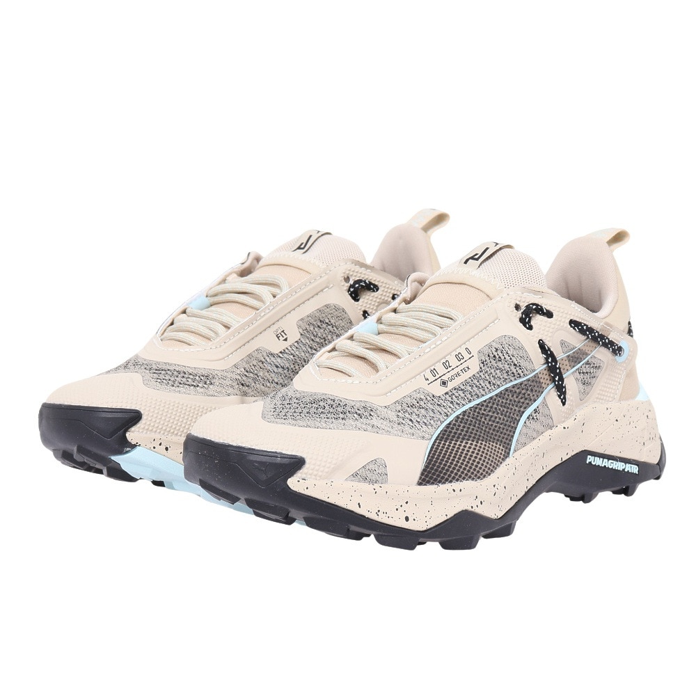 プーマ（PUMA）（レディース）ゴアテックス トレッキングシューズ ローカット エクスプロア ニトロ ゴアテックスW 378024 04 ベージュ
