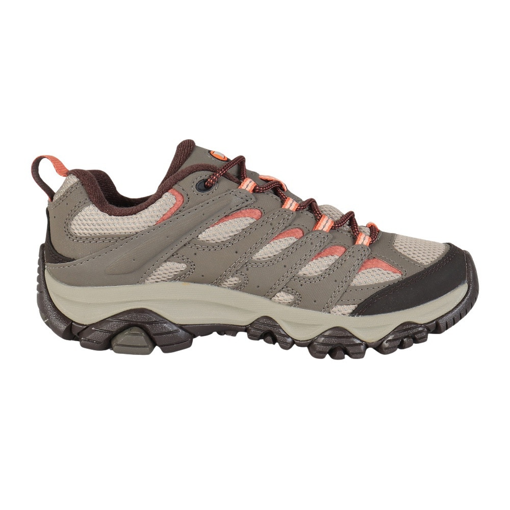 メレル（MERRELL）（レディース）トレッキングシューズ ローカット 登山靴 モアブ 3 シンセティック ゴアテックス ワイド 500644W BUNGEE CORD ベージュ