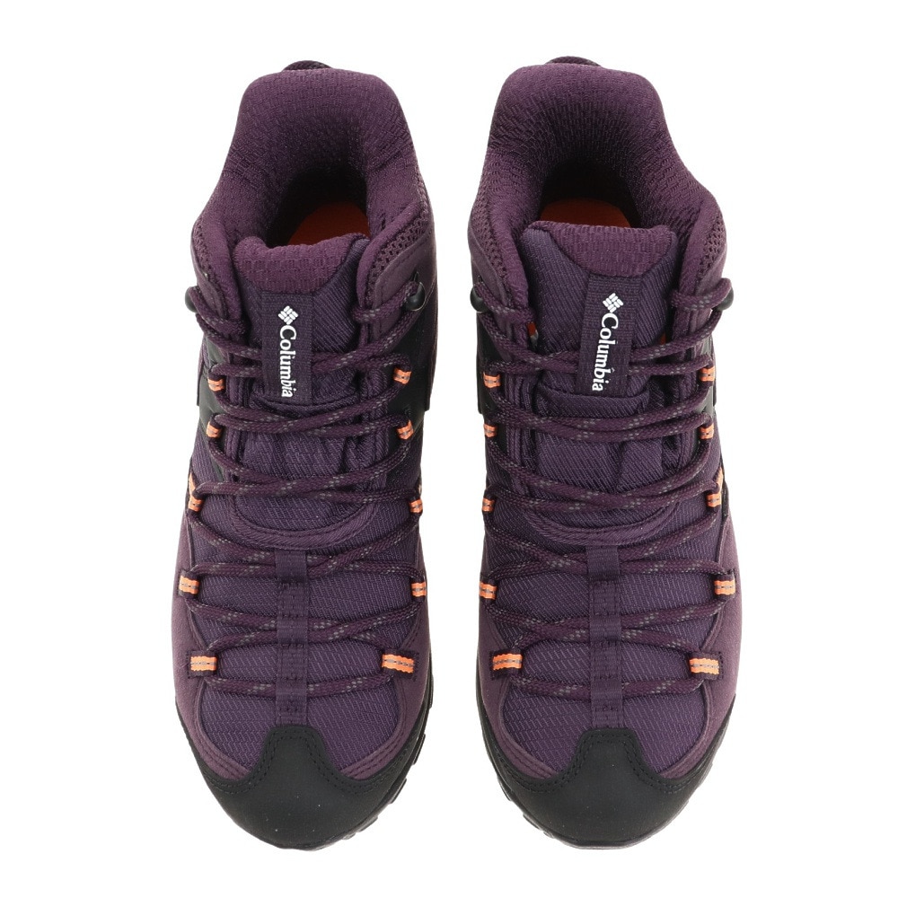 コロンビア（Columbia）（レディース）セイバー5ミッドアウトドライワイド Dark Plum YK2365 507ハイキングシューズ トレッキング アウトドア ウォーキング 登山靴 防水