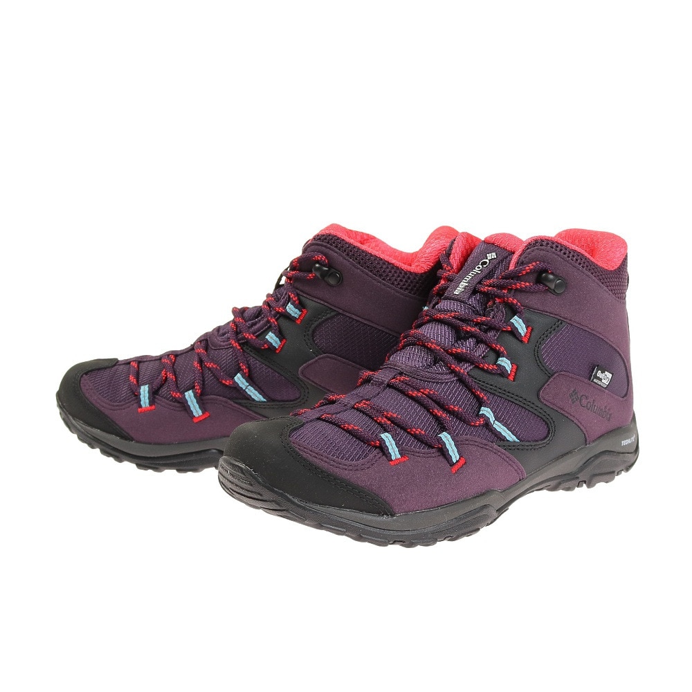 コロンビア（Columbia）（レディース）セイバー5ミッドアウトドライ Dark Plum YL2365 506 ハイキング トレッキング アウトドア 登山靴 防水