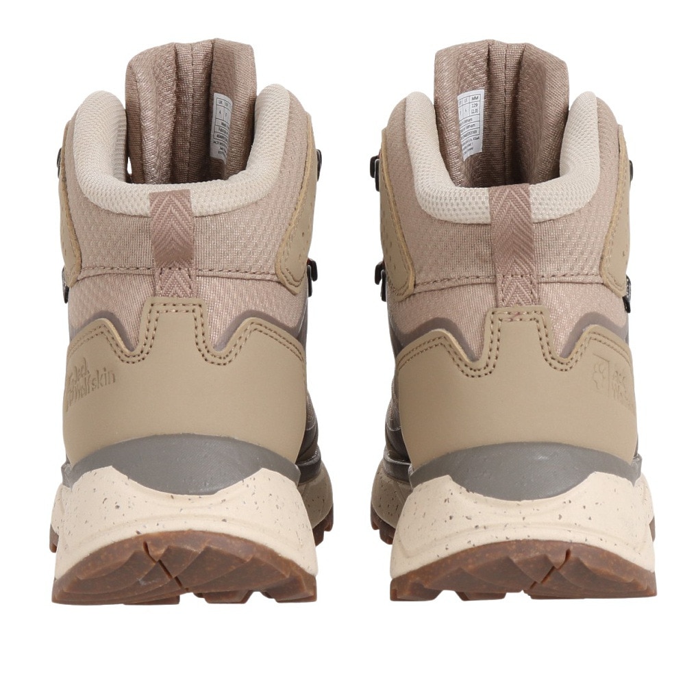 ジャックウルフスキン（JackWolfskin）（レディース）トレッキングシューズ ミドルカット 登山靴 テラベンチャー テキサポール MID W 4049991-5294 ベージュ