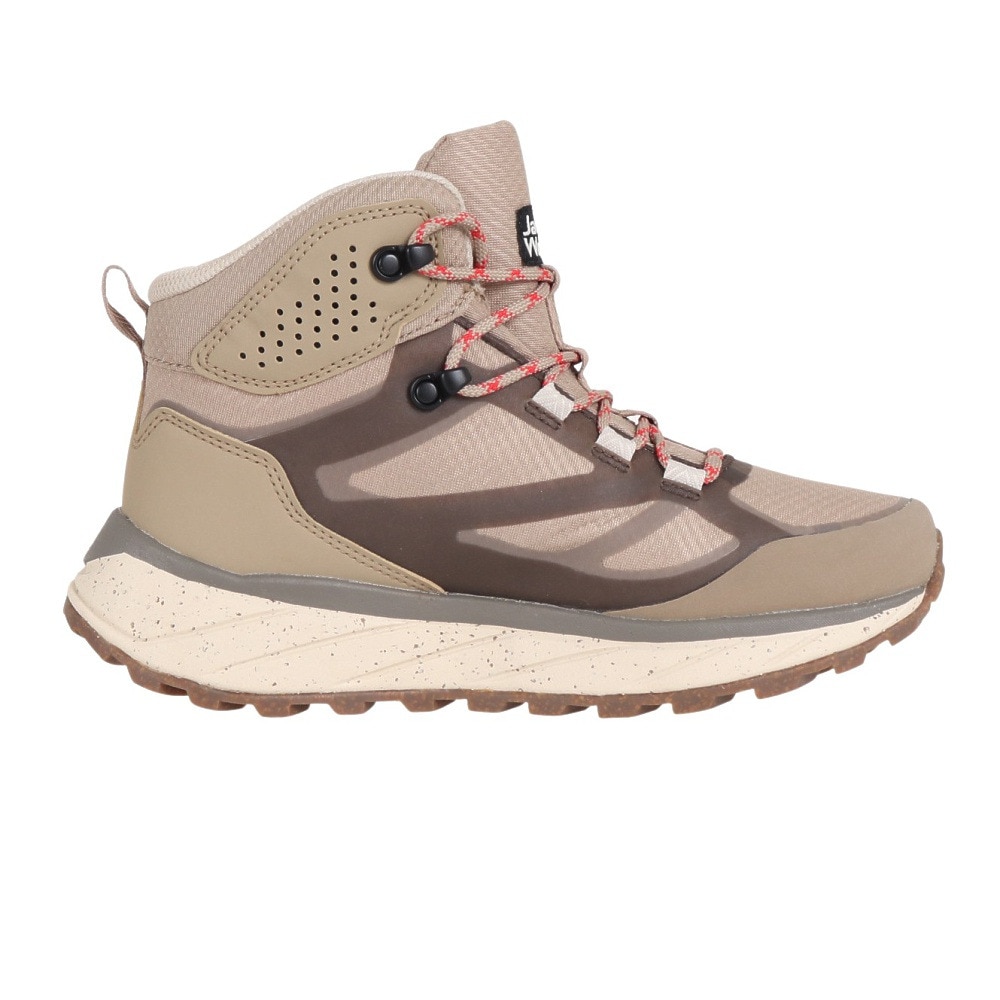 ジャックウルフスキン（JackWolfskin）（レディース）トレッキングシューズ ミドルカット 登山靴 テラベンチャー テキサポール MID W 4049991-5294 ベージュ