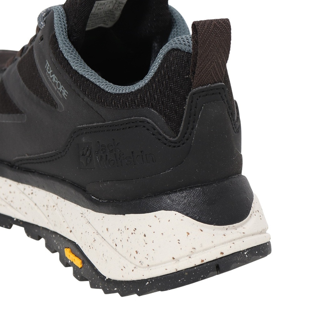 ジャックウルフスキン（JackWolfskin）（レディース）トレッキングシューズ ローカット 登山靴 テラベンチャー テキサポール 4051631-6364 グレー 防水 透湿 