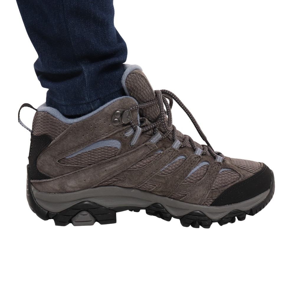 メレル（MERRELL）（レディース）トレッキングシューズ ハイカット 登山靴 MOAB3 MID WP WIDE 500162W GRANITE