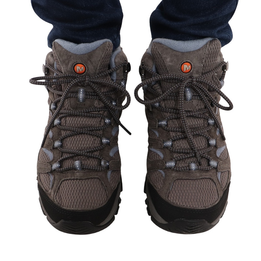 メレル（MERRELL）（レディース）トレッキングシューズ ハイカット 登山靴 MOAB3 MID WP WIDE 500162W GRANITE