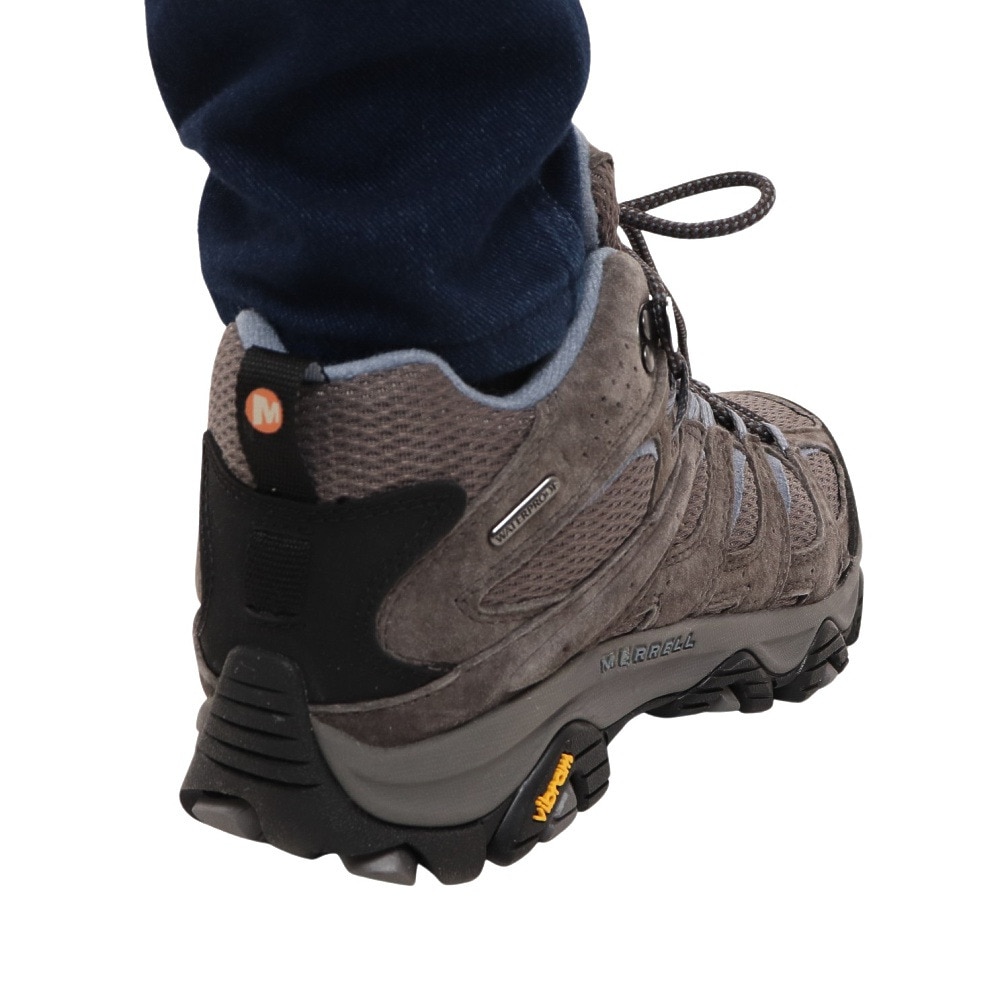 メレル（MERRELL）（レディース）トレッキングシューズ ハイカット 登山靴 MOAB3 MID WP WIDE 500162W GRANITE