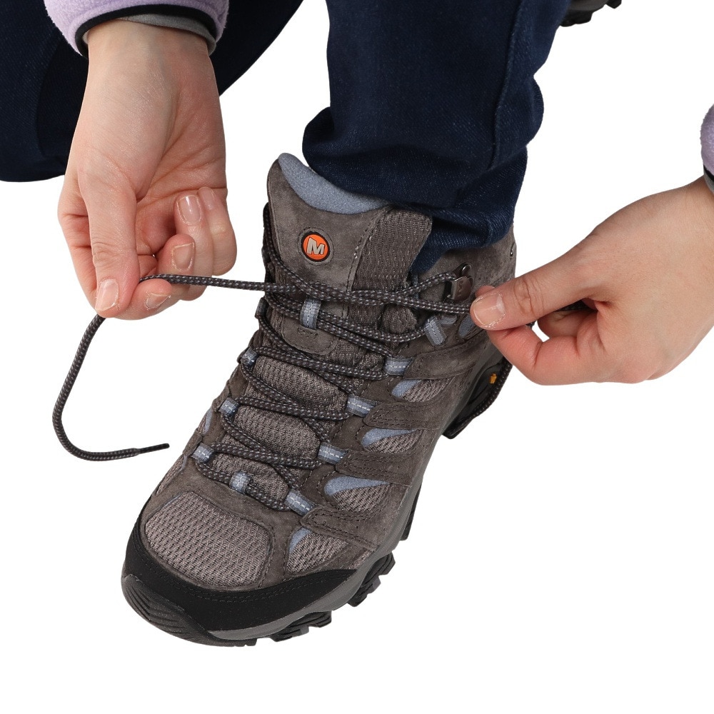 メレル（MERRELL）（レディース）ハイカット シューズ MOAB3 MID WP WIDE 500162WgRANITE モアブ3 登山靴 トレッキング