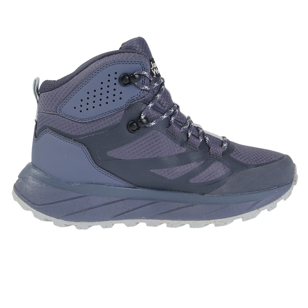 ジャックウルフスキン（JackWolfskin）（レディース）トレッキングシューズ ミドルカット 登山靴 テラベンチャー テキサポール MID W 4049991-6179 ネイビー