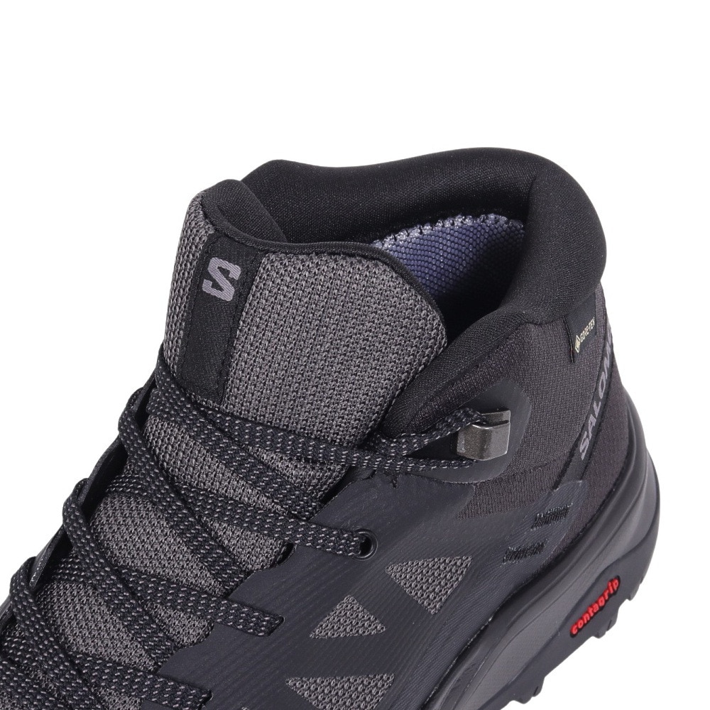 サロモン（SALOMON）（レディース）ゴアテックス トレッキングシューズ 登山靴 アウトライズ ミッド OUTRISE MID GORE-TEX W L47160500