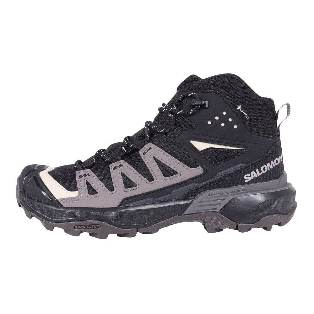 サロモン（SALOMON）（レディース）ゴアテックス トレッキングシューズ ハイカット 登山靴 エックスウルトラ 360 エッジ ミッド GORE-TEX W L47448600