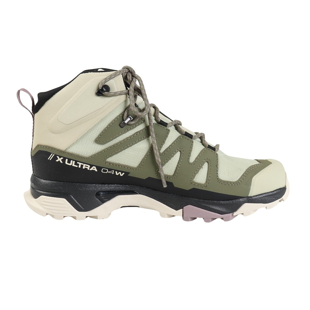 サロモン（SALOMON）（レディース）ゴアテックス トレッキングシューズ ローカット 登山靴 エックスウルトラ4 ミッド GORE-TEX L47455000