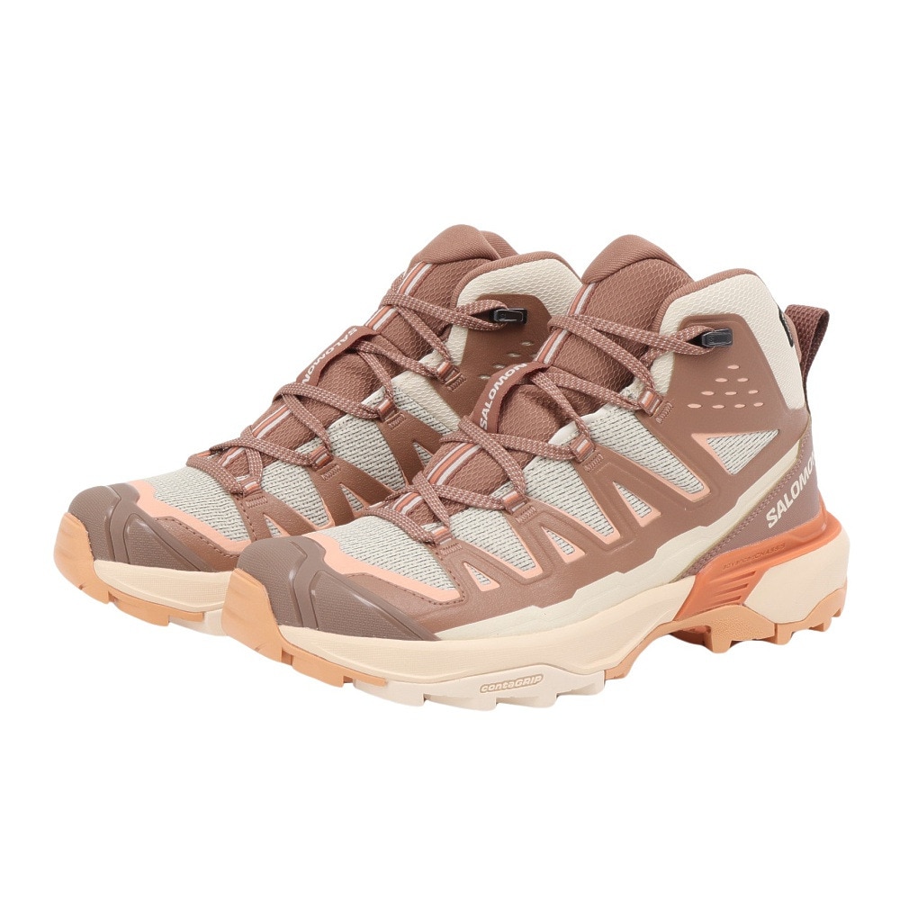 サロモン（SALOMON）（レディース）ゴアテックス トレッキングシューズ ハイカット 登山靴 エックスウルトラ 360 エッジ ミッド GORE-TEX W L47462700