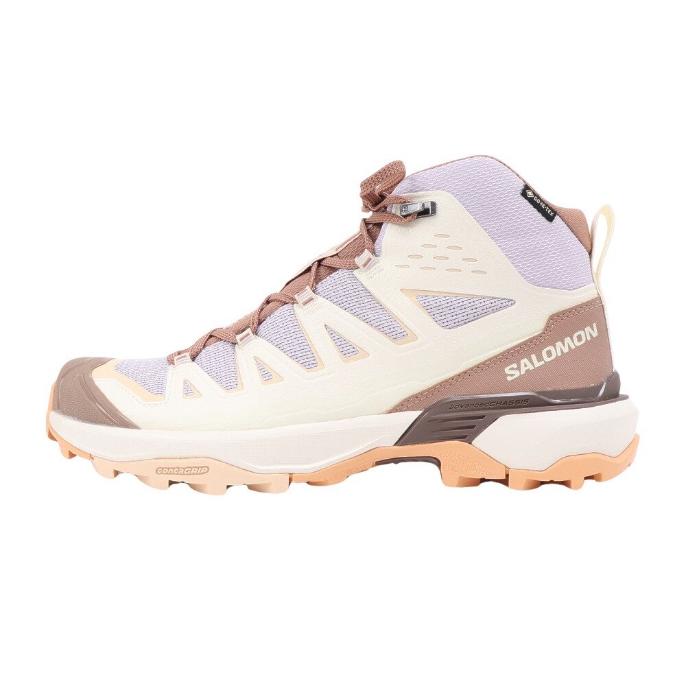 サロモン（SALOMON）（レディース）ゴアテックス トレッキングシューズ ハイカット 登山靴 エックスウルトラ 360 エッジ ミッド GORE-TEX L47462800