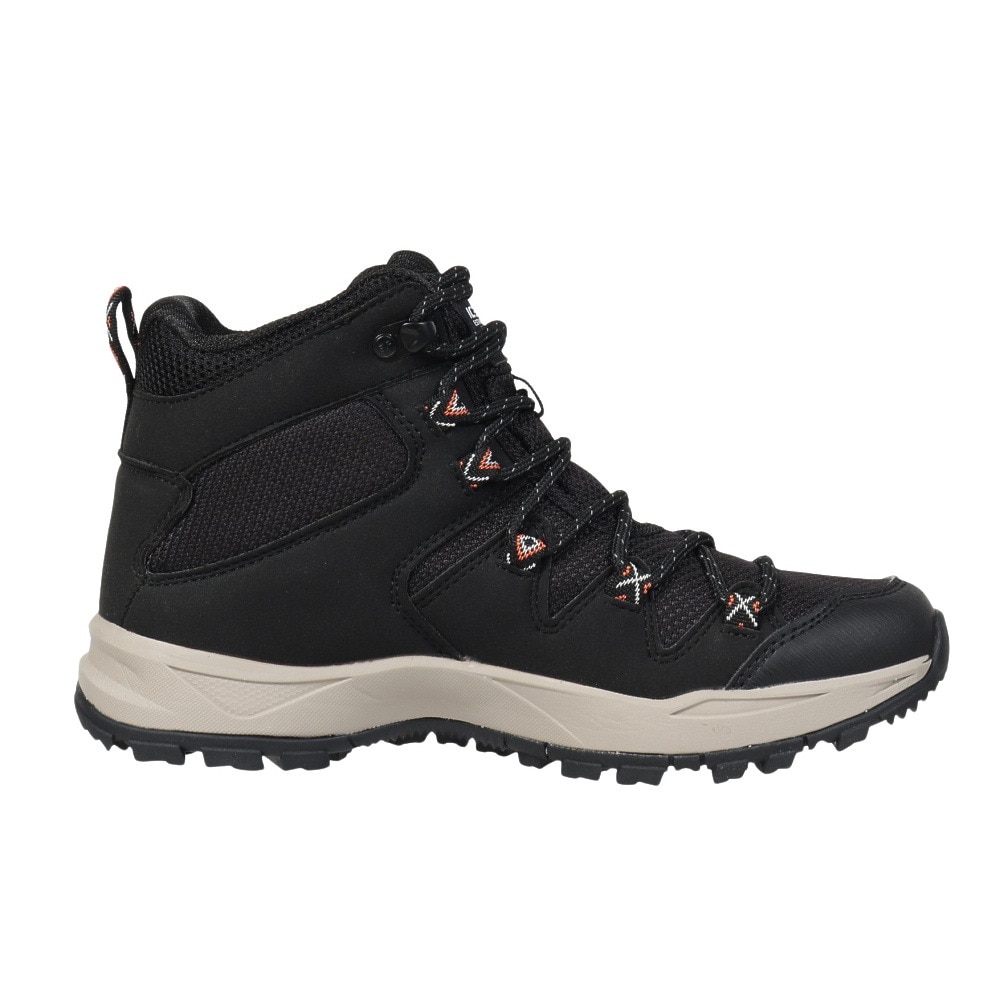 アイスピーク（ICEPEAK）（レディース）トレッキングシューズ ハイカット 登山靴 ANSIO MS 75284 100 990 ブラック 防水シューズ XEBIO限定モデル