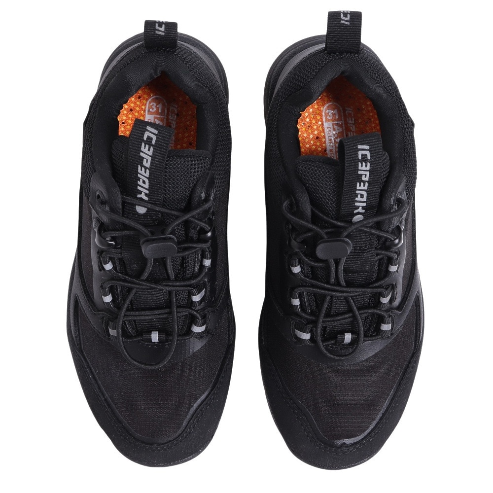 アイスピーク（ICEPEAK）（キッズ）ジュニア 子供用 アウトドアシューズ ADOUR2 72211 990 ブラック 防水シューズ ハイキング 耐久性