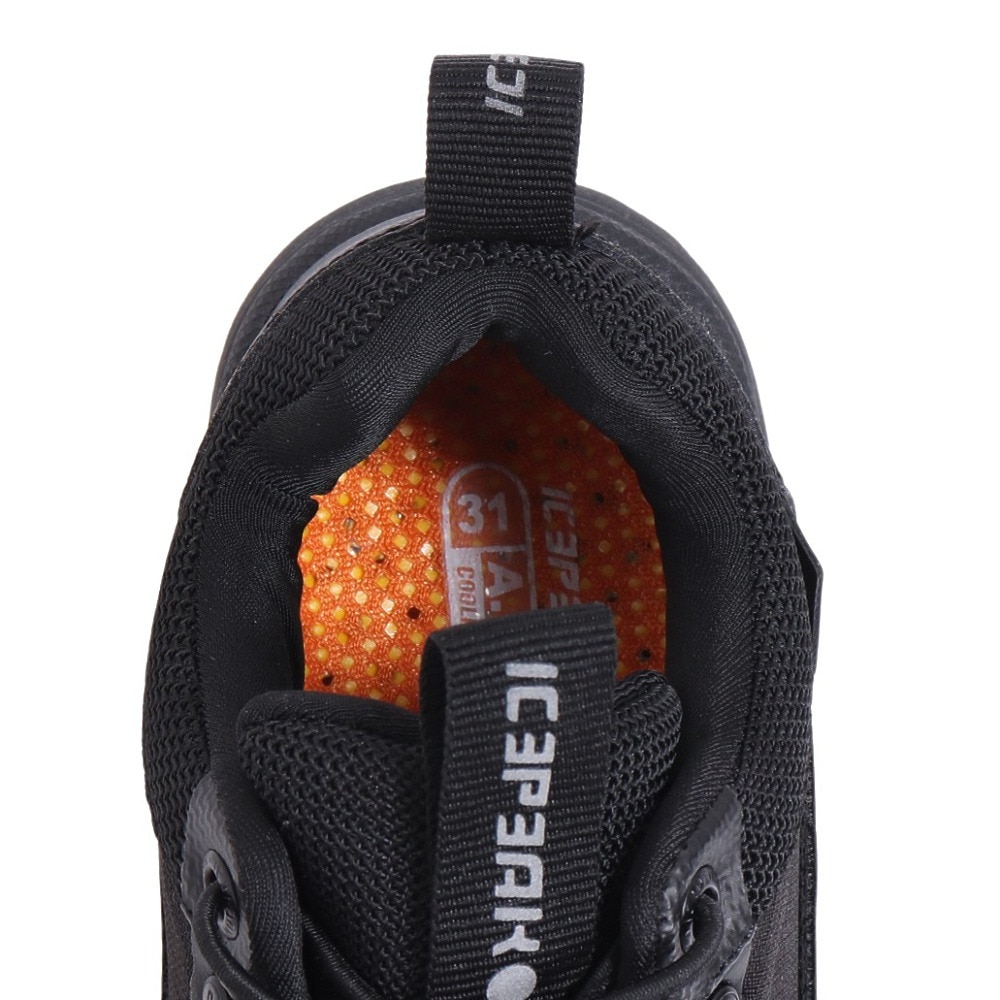 アイスピーク（ICEPEAK）（キッズ）ジュニア 子供用 アウトドアシューズ ADOUR2 72211 990 ブラック 防水シューズ ハイキング 耐久性