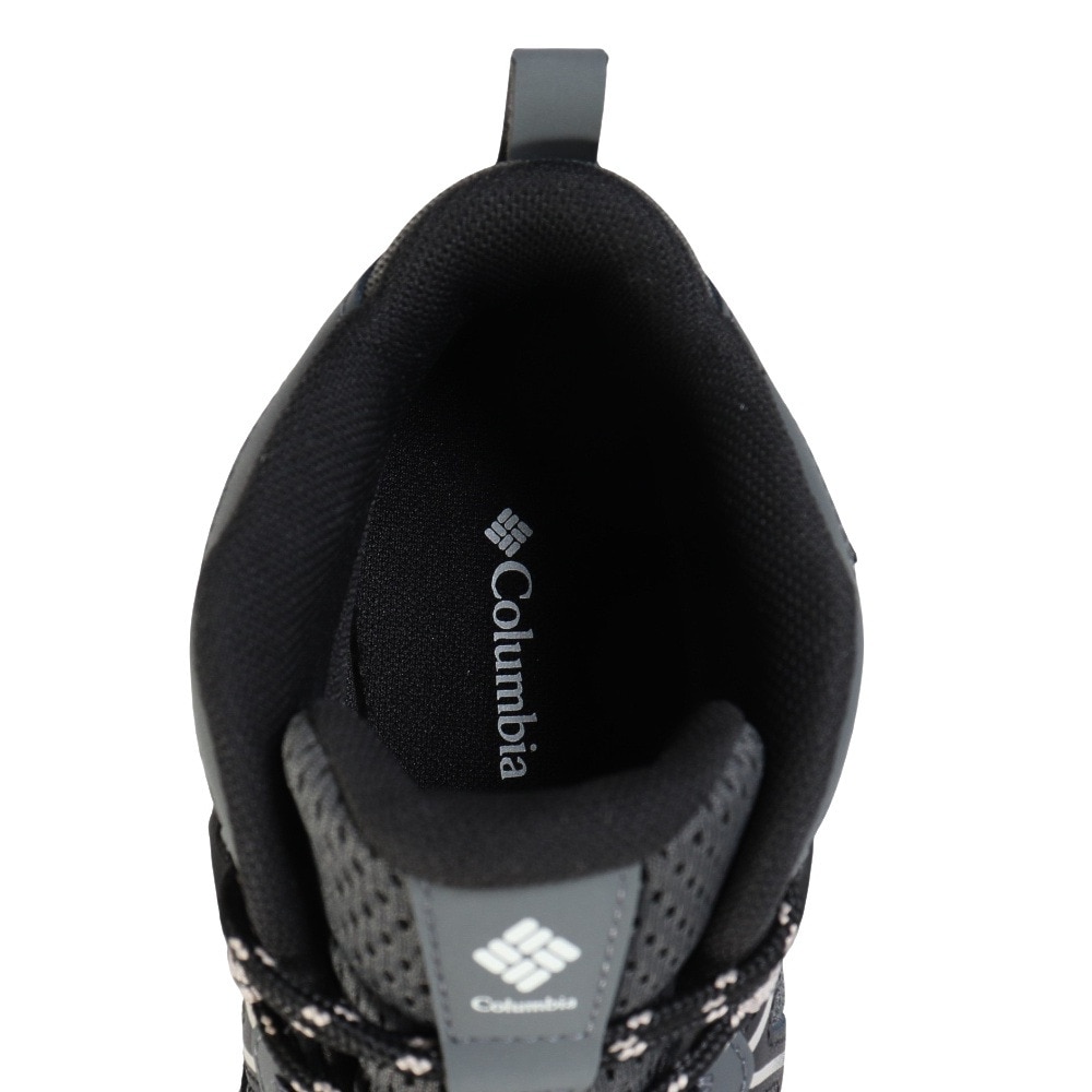 コロンビア（Columbia）（キッズ）トレッキングシューズ ハイカット ユース ピークフリーク ラッシュ ミッド ウォータープルーフ BY5073 010
