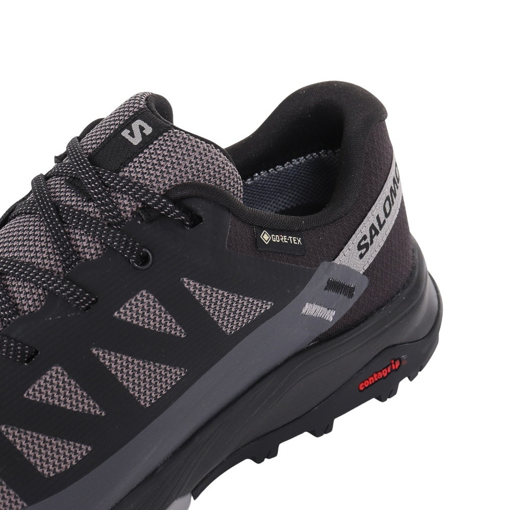 サロモン（SALOMON）（レディース）ゴアテックス トレッキングシューズ ローカット 登山靴 gtx アウトライズ OUTRISE L47142600