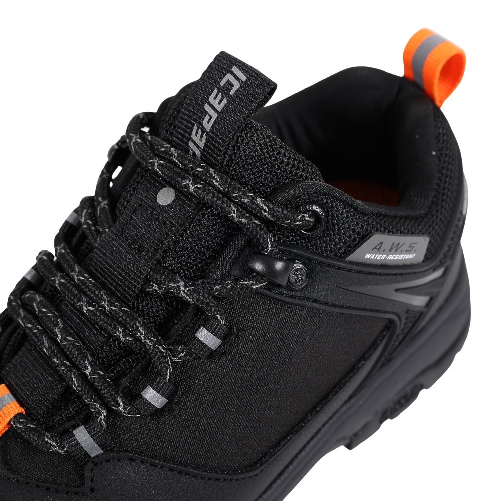 アイスピーク（ICEPEAK）（キッズ）ジュニア アウトドアシューズ スニーカー ADOUR JR 372277100990 ブラック 北欧ブランド 防水