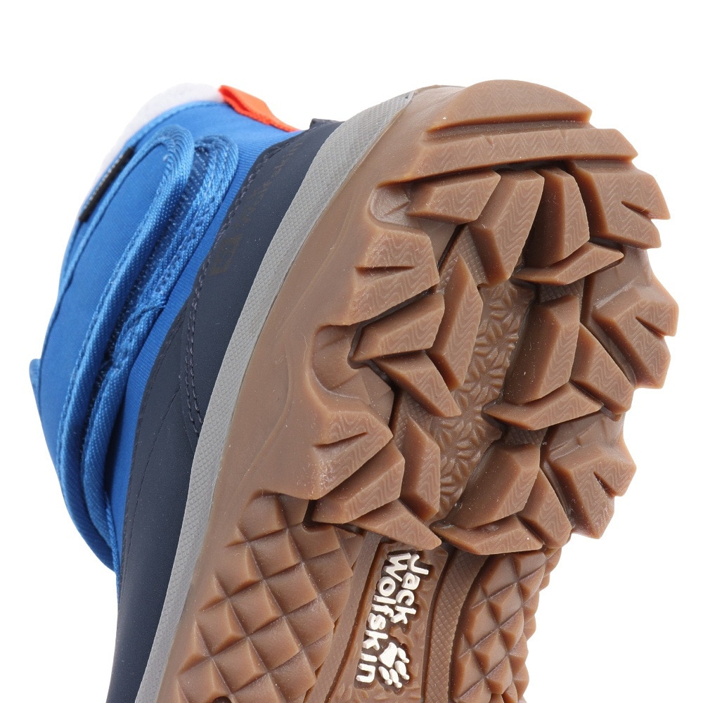 ジャックウルフスキン（JackWolfskin）（キッズ）ジュニア ブーツ ヴォージョーシェル テキサポール ミッド 4054091-C0411 ブルー 防水ブーツ
