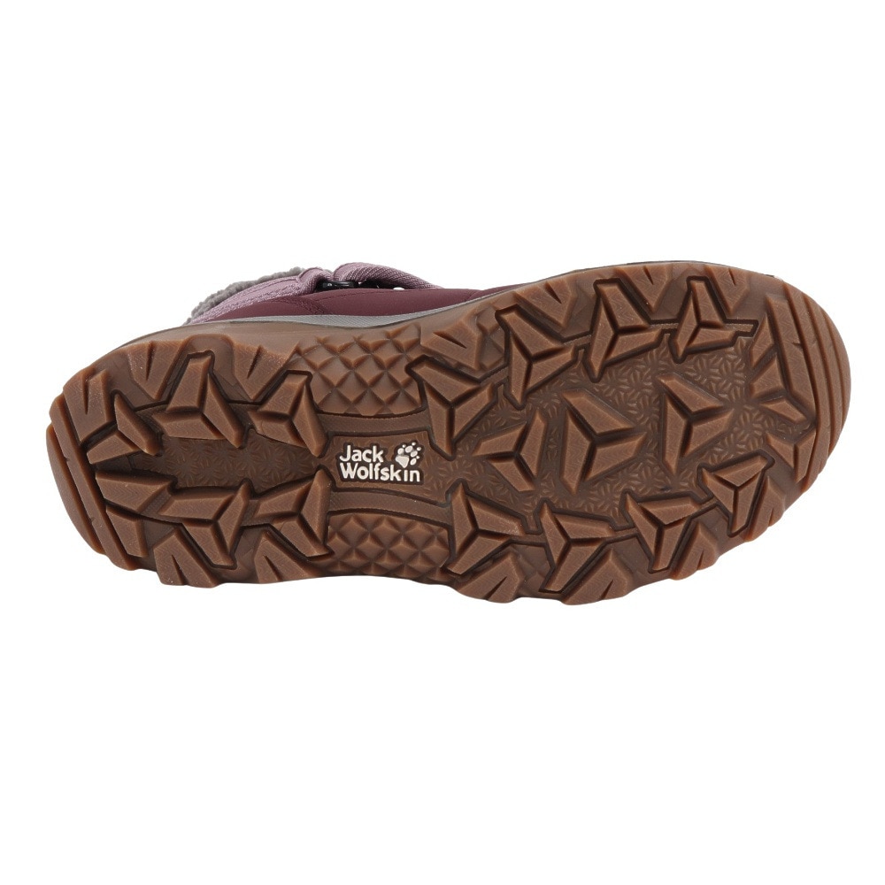 ジャックウルフスキン（JackWolfskin）（キッズ）ジュニア ブーツ ヴォージョーシェル テキサポール ミッド 4054091-I0083 バイオレット 防水ブーツ