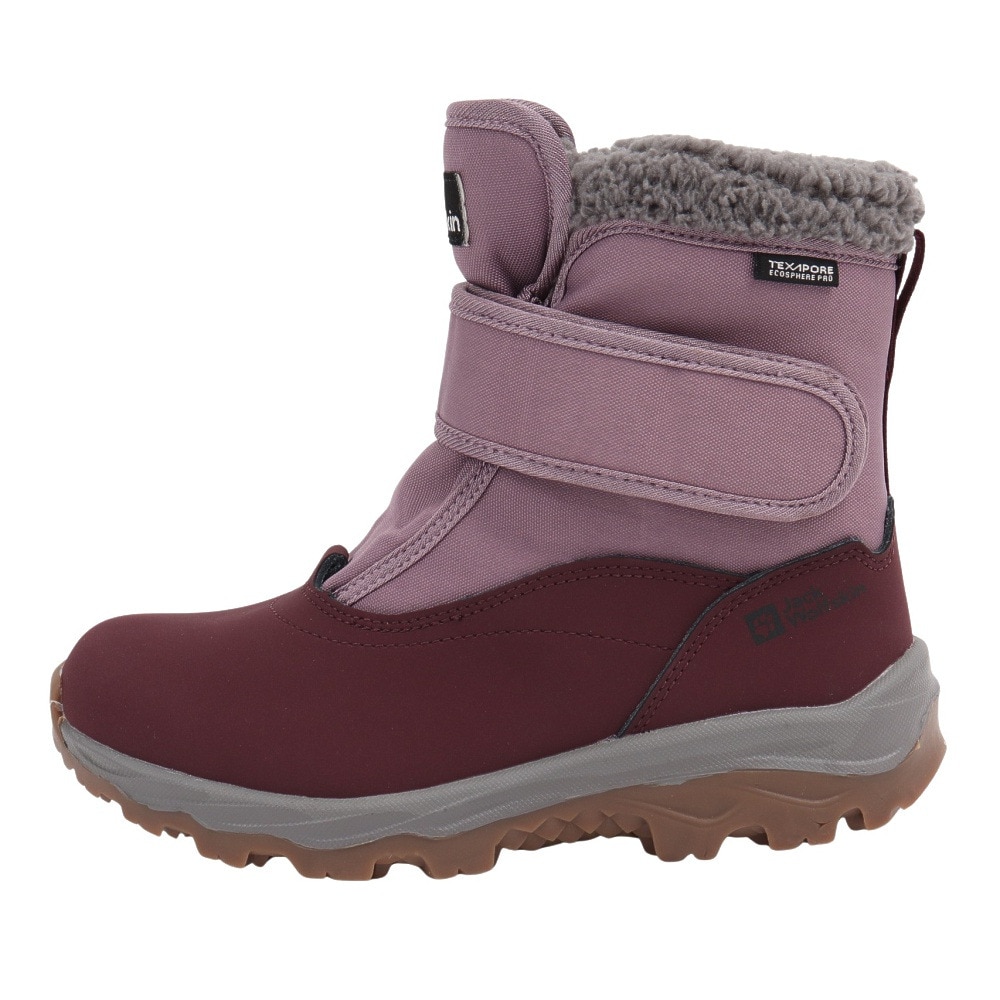 ジャックウルフスキン（JackWolfskin）（キッズ）ジュニア ブーツ ヴォージョーシェル テキサポール ミッド 4054091-I0083 バイオレット 防水ブーツ