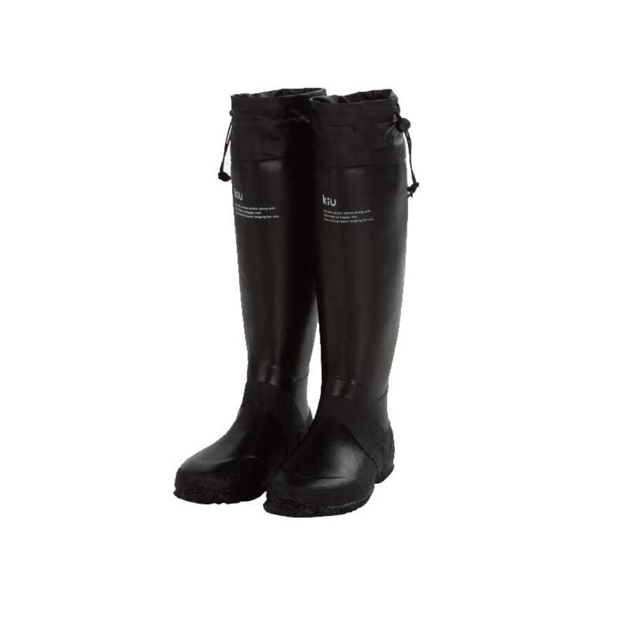 【多少の傷汚れありの為大奉仕】PACKABLE RAIN BOOTS レディース パッカブル レインブーツ K35-BK S 