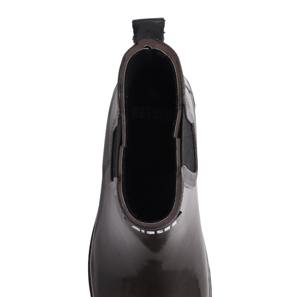 エーグル（AIGLE）（レディース）カーヴィル2 ラバーブーツ ZZFNA61-008 ブラウン 防水 耐水 レインブーツ ゴム製 晴雨兼用