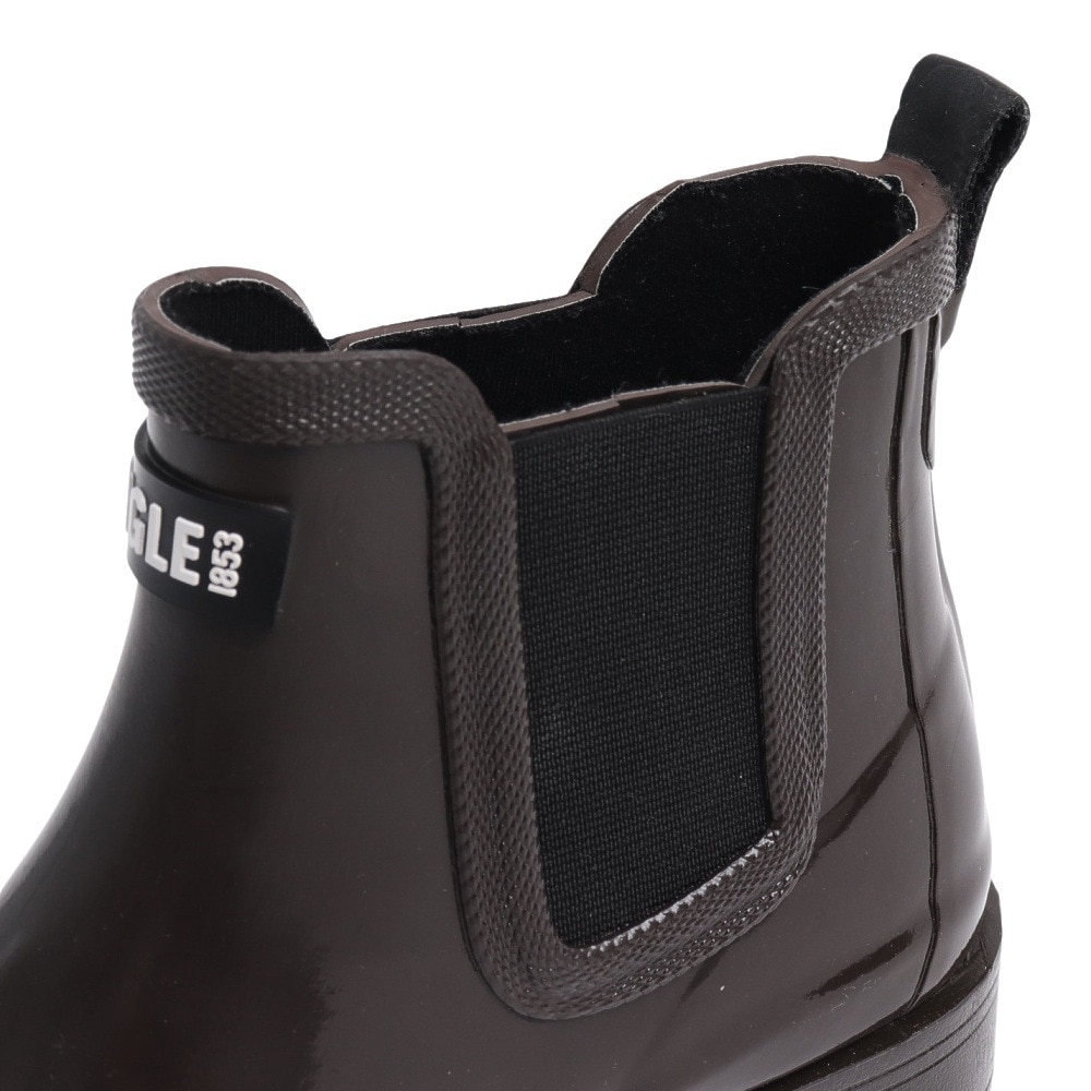 エーグル（AIGLE）（レディース）カーヴィル2 ラバーブーツ ZZFNA61-008 ブラウン 防水 耐水 レインブーツ ゴム製 晴雨兼用