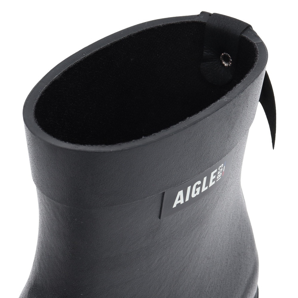 エーグル（AIGLE）（レディース）ミリカ ボッティロン ラバーブーツ ZZFNB28-001 ブラック レインブーツ 防水 耐久性 ハンドメイド