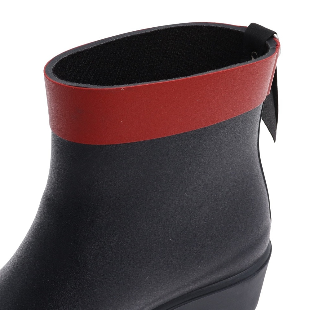 エーグル（AIGLE）（レディース）ミリカ ボッティロン ラバーブーツ ZZFNB28-003 ネイビー×レッド レインブーツ 防水 耐水性 ハンドメイド