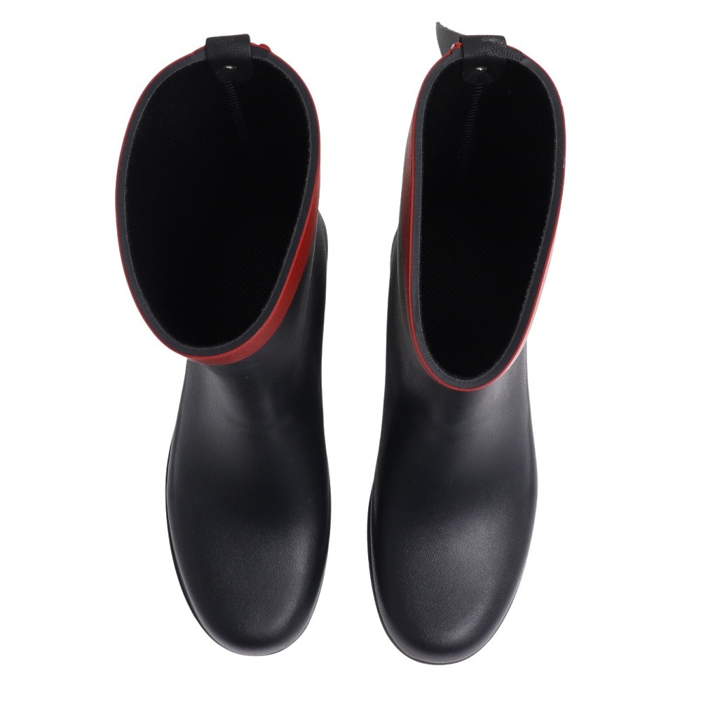 エーグル（AIGLE）（レディース）ミリカ ミッド ラバーブーツ ZZFNB67-002 ネイビー×レッド レインブーツ 防水 耐水 ハンドメイド