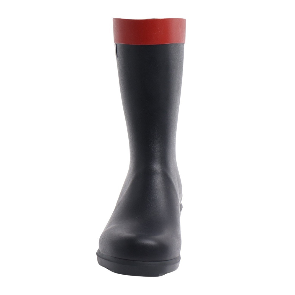 エーグル（AIGLE）（レディース）ミリカ ミッド ラバーブーツ ZZFNB67-002 ネイビー×レッド レインブーツ 防水 耐水 ハンドメイド