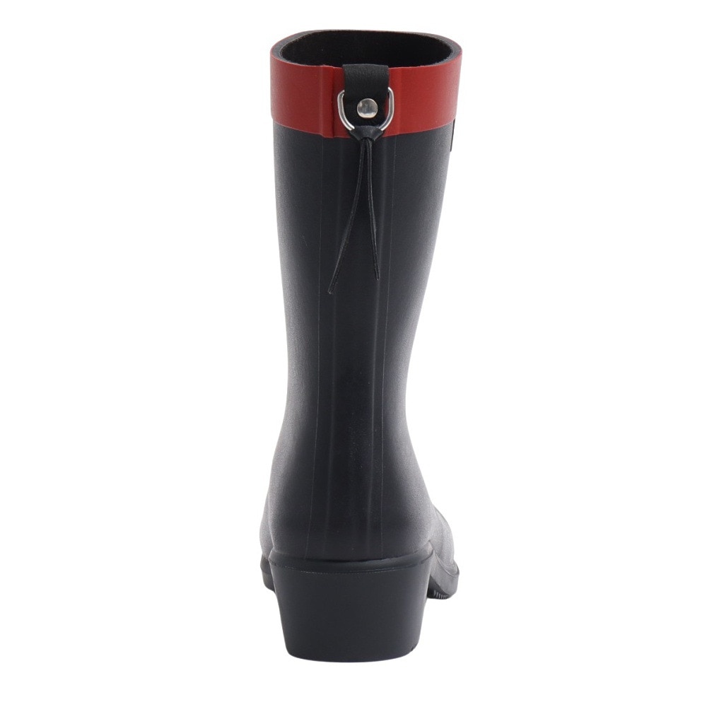 エーグル（AIGLE）（レディース）ミリカ ミッド ラバーブーツ ZZFNB67-002 ネイビー×レッド レインブーツ 防水 耐水 ハンドメイド