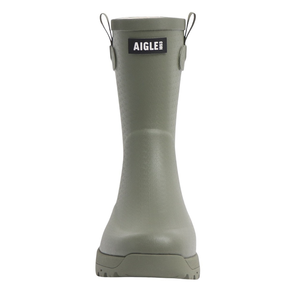 エーグル（AIGLE）（レディース）アリア ラバーブーツ ZZFS061-009 グリーン レインブーツ 防水 耐久性 安定感 ゴム製
