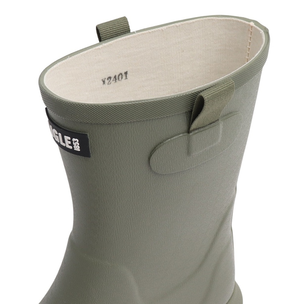 エーグル（AIGLE）（レディース）アリア ラバーブーツ ZZFS061-009 グリーン レインブーツ 防水 耐久性 安定感 ゴム製