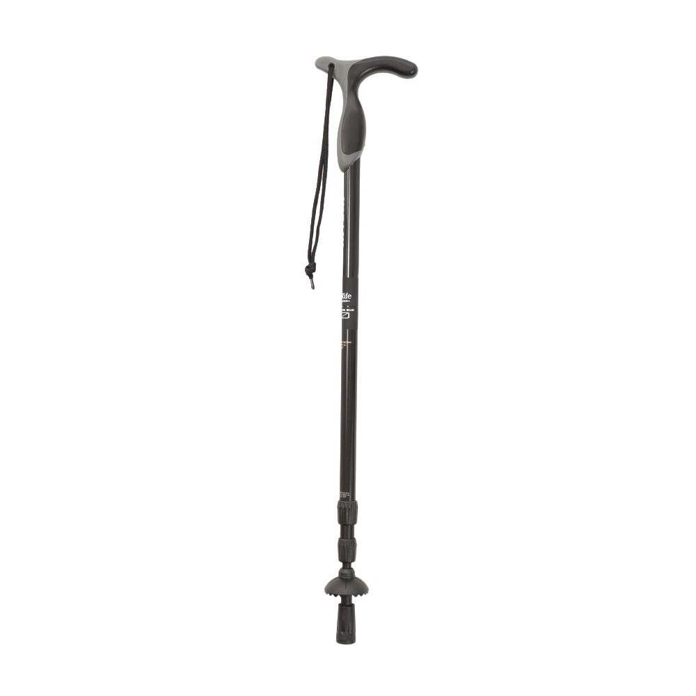キザキ（KIZAKI）（メンズ）ナチュライフ ブラック KTBJ-X120T BLK トレッキングポール 登山 アウトドア ウォーキング ストック
