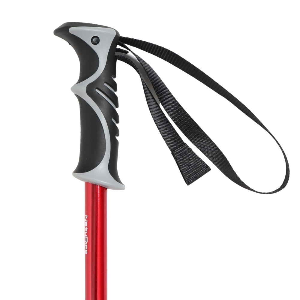 キザキ（KIZAKI）（メンズ、レディース）トレッキングポール 3段ステッキ 120 KTBC-X120I RED レッド ストック 登山
