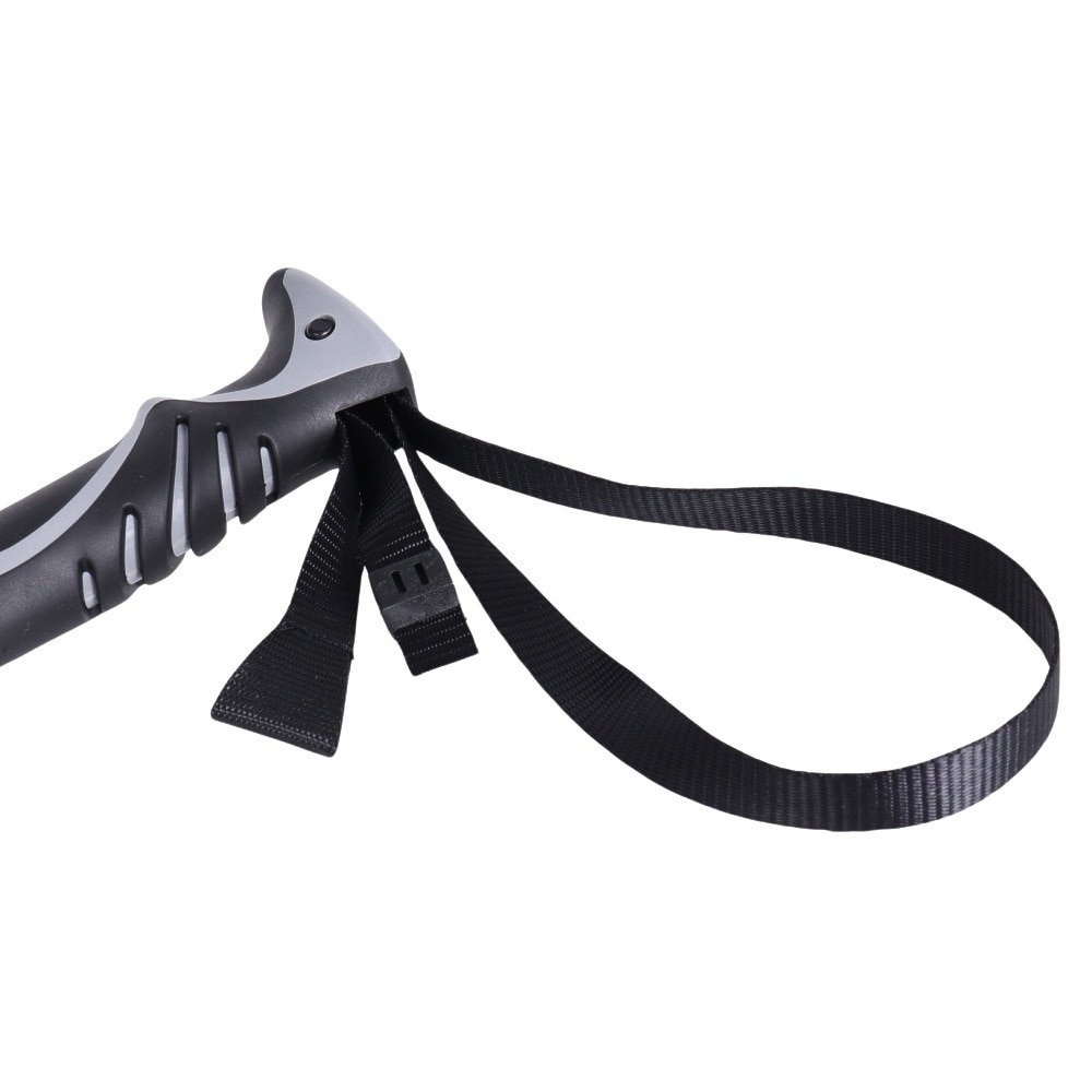 キザキ（KIZAKI）（メンズ）トレッキングポール 3段ステッキ 130 KTBC-X130I BLK ストック 登山
