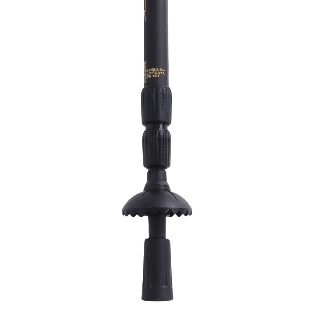 キザキ（KIZAKI）（メンズ）トレッキングポール 3段ステッキ 130 KTBC-X130I BLK ストック 登山