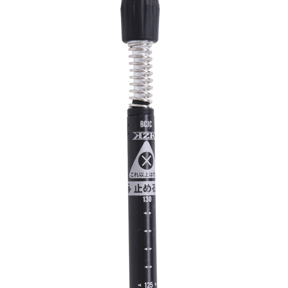 キザキ（KIZAKI）（メンズ）トレッキングポール 3段ステッキ 130 KTBC-X130I BLK ストック 登山