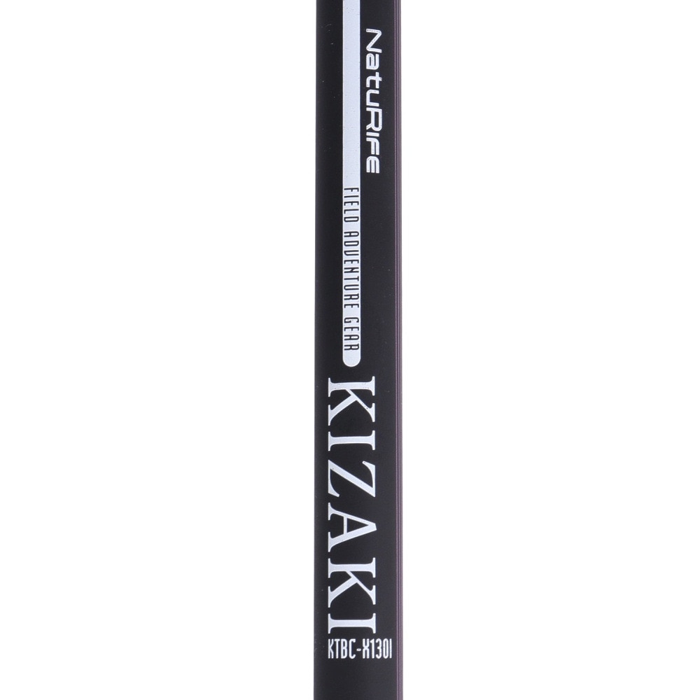 キザキ（KIZAKI）（メンズ）トレッキングポール 3段ステッキ 130 KTBC-X130I BLK ストック 登山
