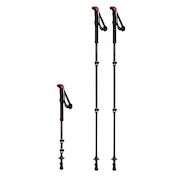 (メンズ、レディース)トレッキングポール FAST-130 カーボンW BK ストック 登山