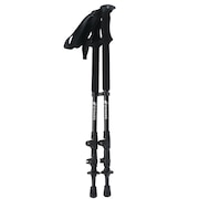 シナノ（SINANO）（メンズ）トレッキングポール ロングトレイル 125 BK ブラック 100～125cm  2本組