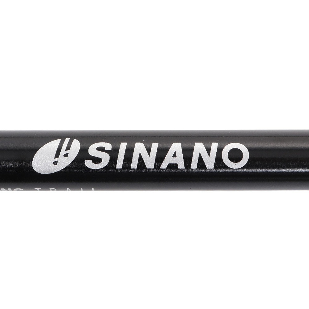 シナノ（SINANO）（メンズ、レディース）超軽量 アルミ素材 トレッキングポール 24 ロングトレイル 125 BK
