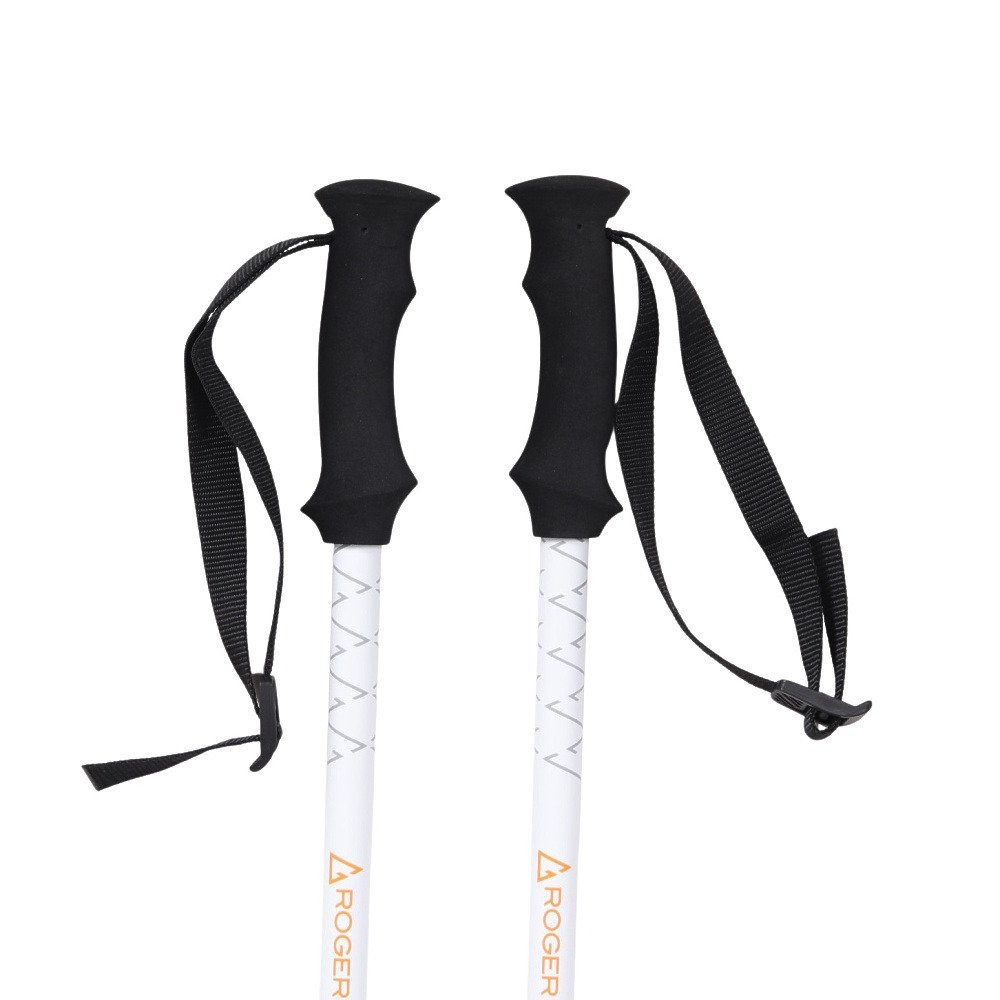 ロジャーエーガー（ROGEREGGER）（メンズ）トレッキングポール Lite Trek II 130 ペア RE26SCS5700082 WHT