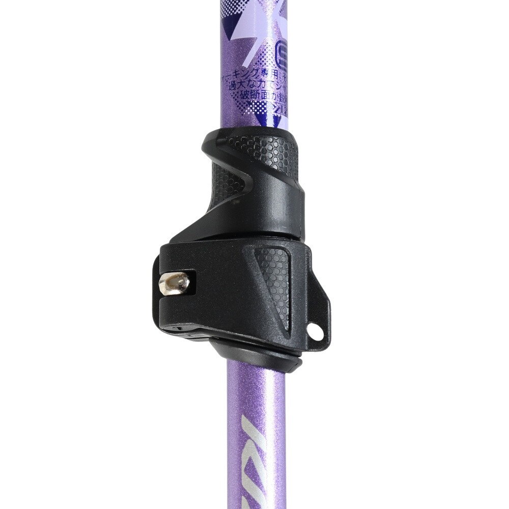 キザキ（KIZAKI）（メンズ、レディース）レバー式細身ウォーキングポール APAI-7H204 PUL