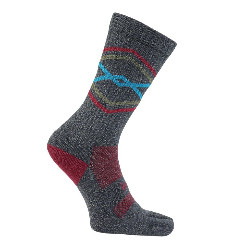 インジンジ（injinji）（メンズ）トレッキング ソックス 靴下 トレイルミッドウェイトクルー 213170-PEK